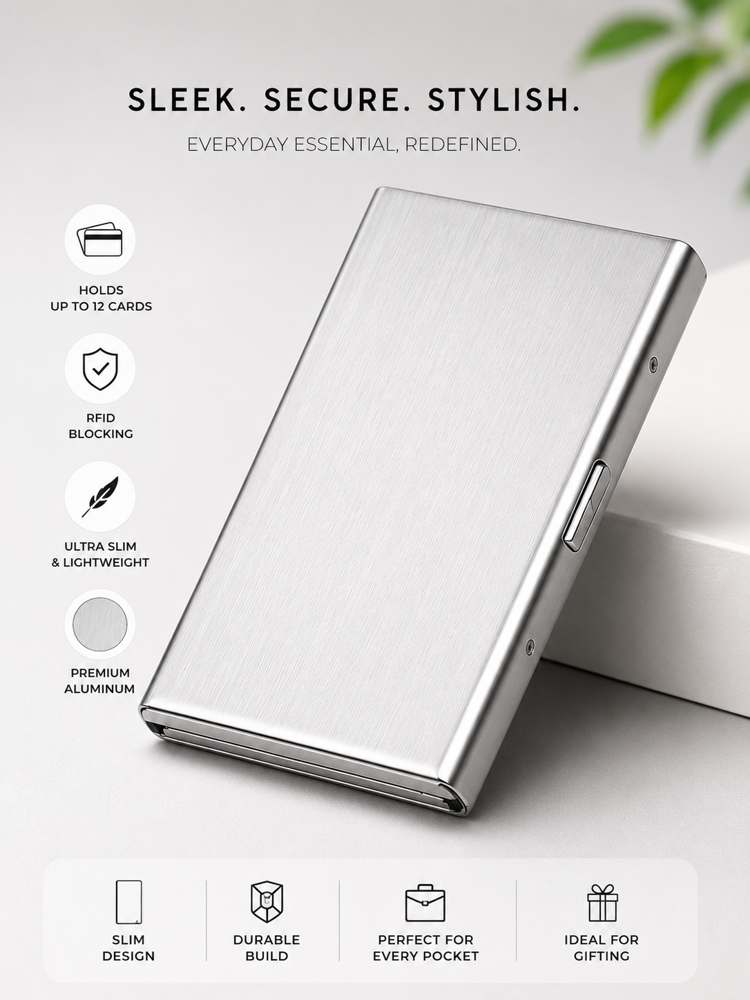 Classic RFID Metal Wallet