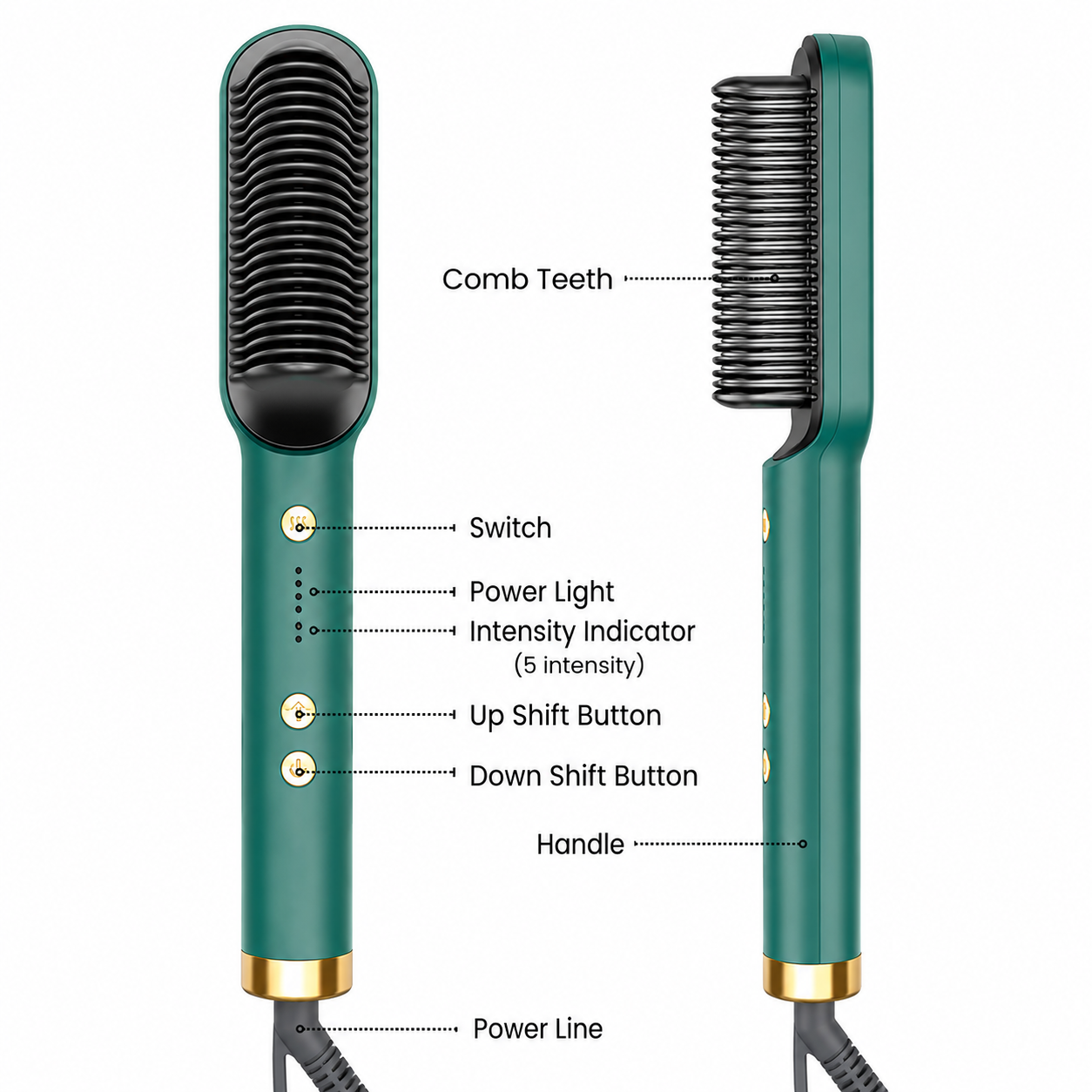 Ceramic Hair Straightening Brush
